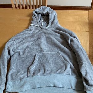 Xhiliration fuzzy sweatshirt/hoodie
